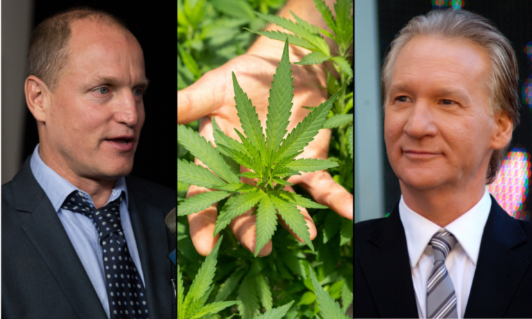 Woody Harrelson And Bill Maher Complain That Marijuana Taxes Are Too High While Smoking Joints At The Dispensary They Own Together